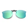 Okulary przeciwsłoneczne spolaryzowany klips Over okulary żółta noktowizor dla mężczyzn samochodu kobiety Cateye okulary 900L13 Sunglasses