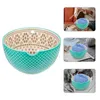 Bowls Yarn Bowl Holder Crochet Wool Knitting Storage Organizer Ceramic Hook Supplies Box Container Sewing Tools Dispenser