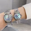 Kadınlar Orijinal Paslanmaz Çelik Kayış Kuvars Hareketi İzle 30mm 36mm Business Ladies Holwatch Paslanmaz Çelik Kılıf Montre De Luxe