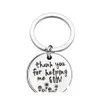 Keychains Lanyards Teachers Day Gift Merci pour Hel Me Grow Grow Women Mens Teacher en acier inoxydable Chains clés Fashion Thanksgiving OTB4U