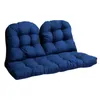 Kussen buitenbank loveseat s swing rieten met 2 rugleuning 3 stuks