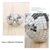 Party Decoration Mirror Ball 25-30 cm Christmas Tree Ornaments Bar Disco Hanging Cake Home Year Gift