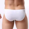 Underpants Mens Ice Silk Briefs Elephant Nose Sexy Funny Hollow Out Egg Men Underwear Gay Comfortable Shorts