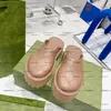 Fashion Slide Slippers Men Women High Heels Thick Soled Sandals Foam Flip Flops Designer Makaron Rubber Flat Slippers Home Travel Shoes 35-45 guccie