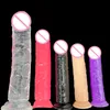 Dildo realistiska penis enorma s för kvinnor lesbiska leksaker stora falska kuk silikon kvinnor onani sex verktyg vibrator 0804