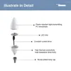 10st/parti E14 E27 LED -ljus glödlampor AC 220V Lätt ljuslampa 3W 6W 7W 9W sovrumsdekoration Energibesparing