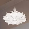 Lampade a sospensione moderna seta leggera intrecciata a mano mobili mobili vivente decorazioni sospeso per la casa decorazione per la casa