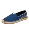 Chaussures habillées Femmes Été Lin Respirant Casual Appartements Chaussures Hommes Espadrilles Mocassins Mode Garçon Chaussures De Toile Pêcheur Conduite Chaussures G230130