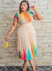 Odzież etniczna sukienki afrykańskie dla kobiet elegancka 2023 Dashiki jesienna, wiosenna sukienka maxi damska tradycyjna wróżka Dreaes
