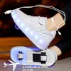 Sneakers 29-40 USB Ładowanie Dzieci Sneakers z 2 kółkami Dziewczęce Buty LED LED Buty dla dzieci trampki z kołami Roller Buty 230203