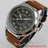 Wristwatches Luxury 42mm Luminous Automatic Men Watch Black Dial Sapphire Glass Miyota 8215 Movement