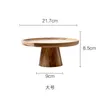 Plates Solid Wood Fruit Plate Living Room Home Japanese Dried Cake Tray Dessert Table Decoration Platters And Trays Snack