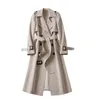 Femmes Trench Coats Manteau Veste Femmes Survêtement Slim Solid Fit Coupe-Vent Pardessus Long Léger