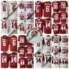 Umerican College Football Wear 6 Baker Mayfield Football Jersey Oklahoma Sooners 44 Brian Bosworth 28 Adrian Peterson 32 Samaje Perine 14