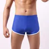 Menu Mężczyźni Sleep Bottoms Bokserki Krótkie paski bielizny Calzoncillos Hombre Sleepwear Bokserhorts Sportswear Metties Plus Size