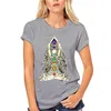 Camisetas masculinas Meditação de ioga Meditação Feminino Feminino 2023 T-shirt Sun Mandala