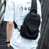 School Bags Instagram-trend Men's Chest Bag Stylish Simple One-shoulder Cross-body Korean Version Inclined Backpack Messenger