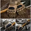 Sports Gloves Outdoor Tactical Climbing Camping Men's Full Finger Military Shooting Training Hunting Thicken Protection Hiking