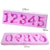 Cake Tools Numbers Alphabet Letters Silicone Mold Fondant Decorating Chocolate Candy Soap Molds Moule Form