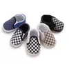 2023 First Walkers Baby Shoes Classical Checkered Toddler First Walker Newborn Baby Boy Girl Shoes Soft Sole Cotton Casual Sports Infant Crib Shoes