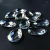 Chandelier Crystal Top Quality 380pcs 38mm Clear Color Glass Faceted Pendants For Parts DIY Curtain Free Rings