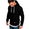 Tasarımcılar Kış Erkekler Hoodies Tişörtü Erkek Casual Hoodie Cep Kazak Pamuk Kapşonlu ile Sıcak Şapka Üstü ile Katı