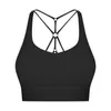 lu-348 soutien-gorge de sport sous-vêtements pour femmes ourlet antidérapant ceinture fine beau dos Yoga débardeurs vêtements de sport