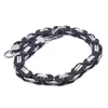 Länkarmband amumiu armband för män Kvinnor Curb Cuban Chain rostfritt stål Herrkedjor Davieslee Jewelry B098