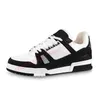 2023 Designer Sneaker Virgil Trainer Casual Shoes Calfskin Leather Abloh White Green Red Blue Letter Overlays Platform Fashion Luxury Low Sneakers Size 36-45