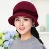 Beanies Style Sell Winter Women Knitted Floral Skullies Super Soft Wool Mix Fur Hat Warm Female Baggy Headwear Cap1 Scot22