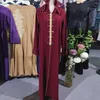 Etnische kleding Abaya Dubai Turkije Kaftan Hijab Moslimjurk Islam Diamond Maxi Abayas voor vrouwen Robe Musulman de Mode Djellaba Femme