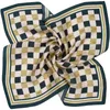 Schals Reine Seide Bandana Frauen Haar Schal Plaid Taschentuch Natürliche Kleine Quadratische Stirnband Halstuch Kunden Geschenk Für Dame