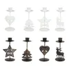 Party Decoration Christmas Tealight Candle Holder Metal Tea Light Candleholders Xmas Tree Decorparty Partyparty