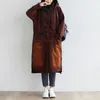Women's Trench Coats LIMINDSPCXQQ 2023 Brown Loose Hooded Women Vintage Long Windbreaker Ladies Harajuku Casual Winter Clothing Phyl22