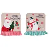 Housses de chaise Home Textile Cover Christmas Cute Slipcovers Festive Party Décoration Pour Ornements EST