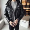 Heren down mrgb man winter capuchon jas Korean streetwear dikke warme kleding mannelijke modejassen