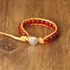 Charm Bracelets Wooden Beads Leather Wrap Bracelet & Bangle Women Men Bohemia Yoga Healing Handmade Jewelry Gift