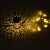 Gazonglampen LED KETTLE ZONDELLICHT SLEUTELLIJK Smeedijzeren Watering Can Fairy String Lamp Outdoor Waterdicht Yard Ornament Garden Decoratie Verlichting