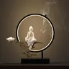 Koku lambaları geri akış tütsü brülör Led hafif sevimli yaratıcı süsler Çin tarzı el yapımı dekorasyonlar seramik ev dekor b