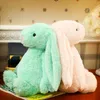 Plush Animals Easter Rabbit Bunny Ear Plush Toy Soft Stiped Animal Doll Toys 30cm 40cm Cartoon Dolls Soothing Toy 212100970