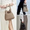 Avondtassen echte lederen mode dames schouder emmer bowknot grote capaciteit handtassen casual crossbody girls side tas