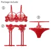 Femmes Sexy ensemble Lingerie grande taille sous-vêtements érotiques chauds nuisette déshabillé en dentelle Costumes sexuels Lenceria Erotica Mujer