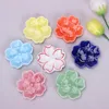 Plates Ceramic Colorful Sakura Blossoms Chopsticks Holder Spoon Fork Kitchen Tools