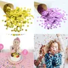 Party Decoratie 16G/Pack 6mm ronde pailletten gooien confetti hagelslag tafelverspreidingen voor doe -het -zelf ballon bruiloft verjaardag po props