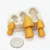 Baking Moulds 3d Mushroom Silicone Mold Kitchen Resin Tool DIY Cake Chocolate Fondant Pastry Dessert Lace Decoration Supplies