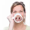 Muggar Creative Pig Nose Cup Coffee Milk Rolig hund Ceramic Holiday Present Drinking Toensils Kök Tillbehör