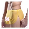 Underpants Men Underwear Slim Shorts Slip Soft Breathable Male Thongs Sexy Boxer Erotic String Sex Plus Size High Quality Brief Gyms Pants