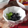 Миски Рождественская белая керамическая миска супа Творческое на пару рис свежие фруктовые салат в стиле Стиль Стоап
