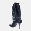 Stövlar Arden Furtado 2023 mode kvinnors skor Leisure damer äkta läder höga klackar mitten stor storlek 43