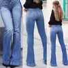 Женские джинсы скинни расклешенные джинсы мод